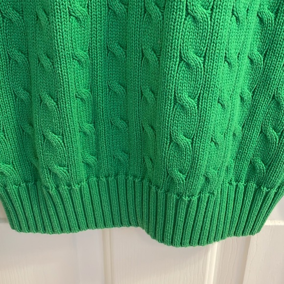 Ralph Lauren Green V-Neck Sweater ☘️ - Picture 15 of 16